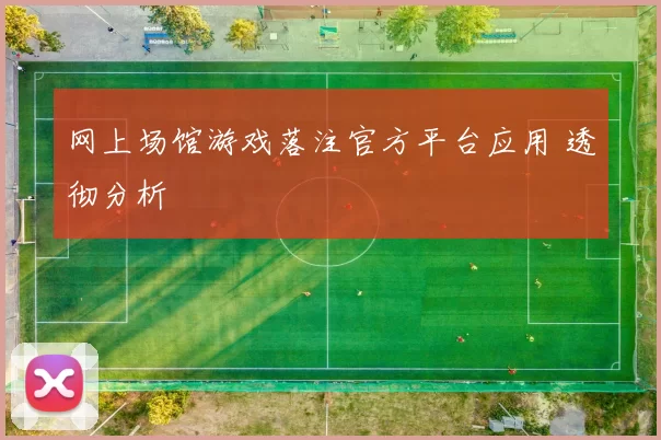 网上场馆游戏落注官方平台应用 透彻分析